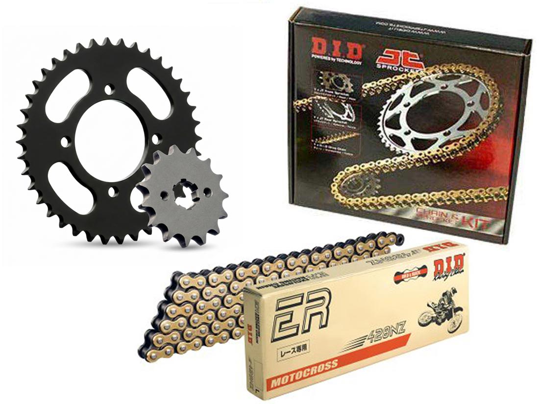Σετ Γρανάζια-Αλυσίδα Yamaha Crypton-X 135 Χρυσή Racing JT-DID Σετ Γρανάζια-Αλυσίδα Yamaha Crypton-X 135 Χρυσή Racing JT-DID